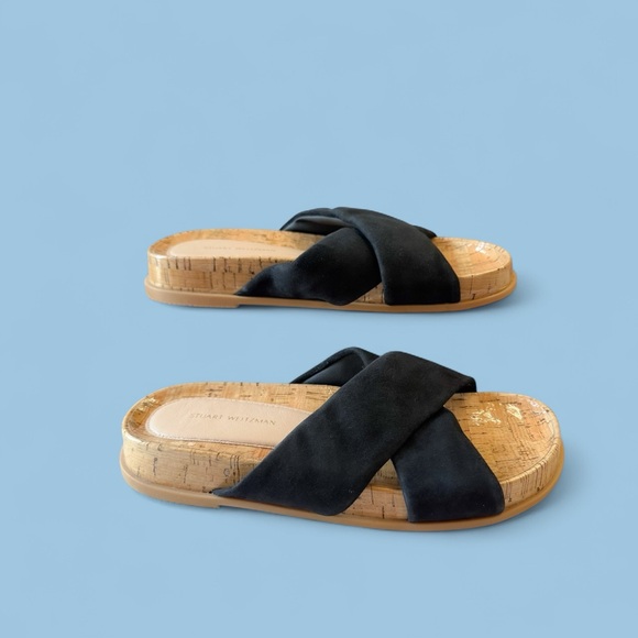 Stuart Weitzman Rosa Sport Slide Sandal size 7 Dust bag included - Picture 4 of 16